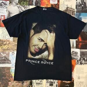 Prince royce tour tee black